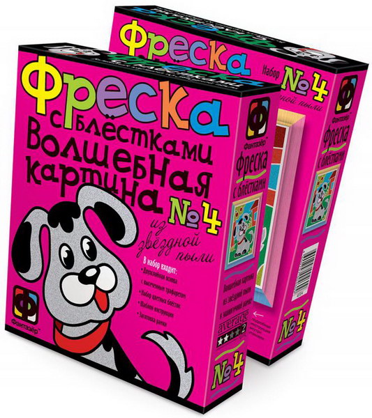 Фреска с блёстками