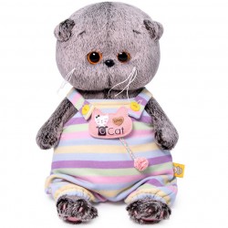 Мягкая игрушка *Басик Baby в полосатом комбинезончике*, 20 см, Budi Basa BB-061