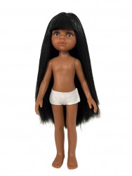 Кукла Нора европейка б/о 32 см (прямые волосы, челка, глаза карие), Paola Reina 14829